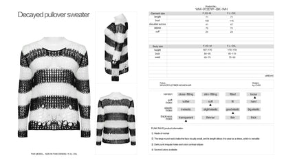 Punk Rave Cosima Knit Sweater - White