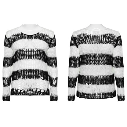 Punk Rave Cosima Knit Sweater - White