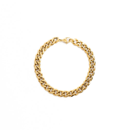 Cuban Bracelet (Gold) 7mm