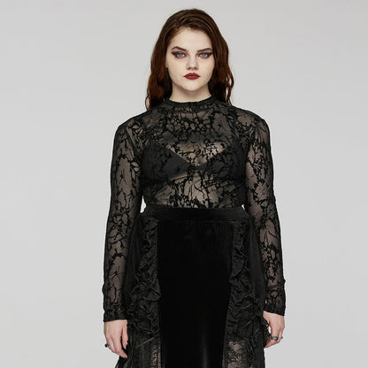 Punk Rave Calista Long Sleeve Top - Size UK 26 - 28 Left Only!
