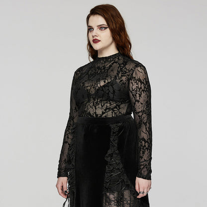 Punk Rave Calista Long Sleeve Top - Size UK 26 - 28 Left Only!