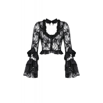 Dark in Love Lace Willow Top