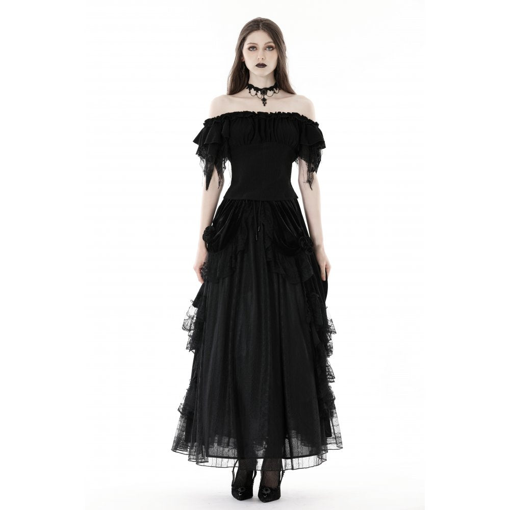 Dark In Love Deveshi Bardot Top