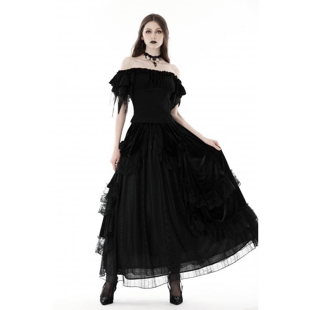 Dark In Love Deveshi Bardot Top