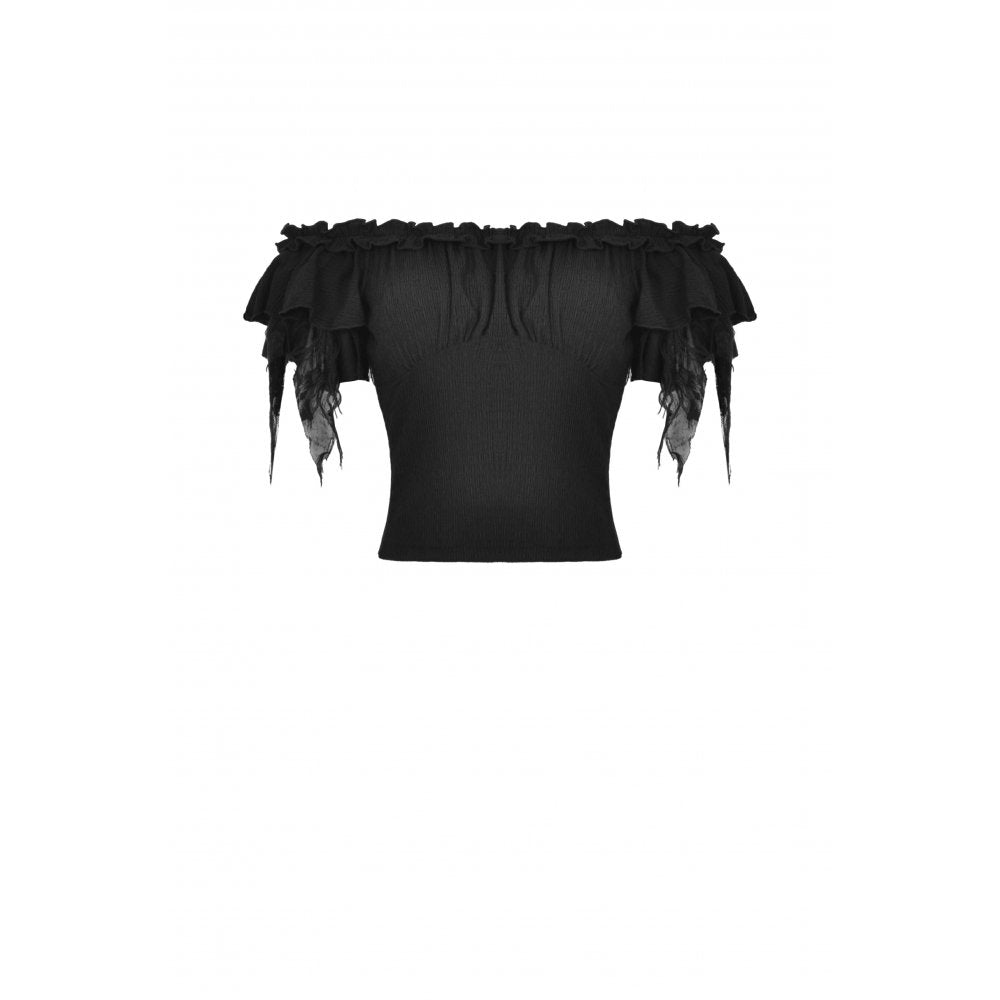 Dark In Love Deveshi Bardot Top
