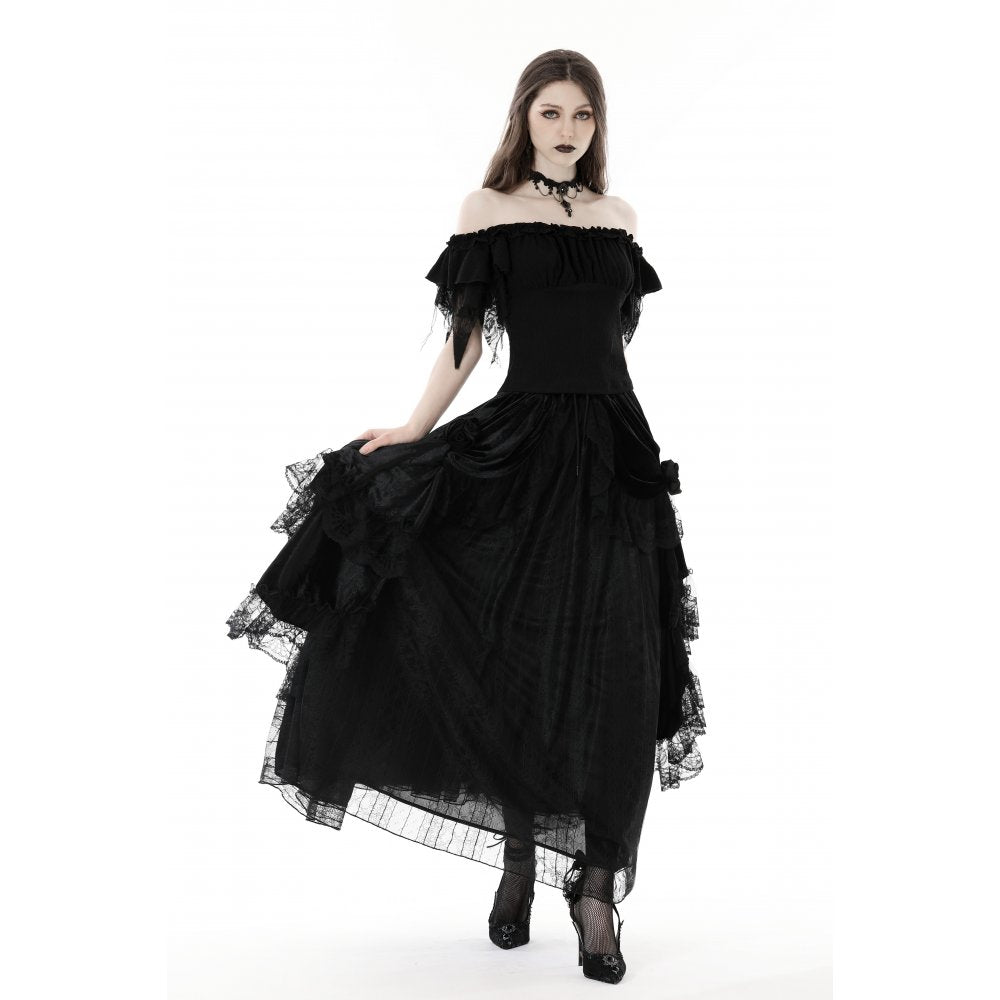 Dark In Love Deveshi Bardot Top