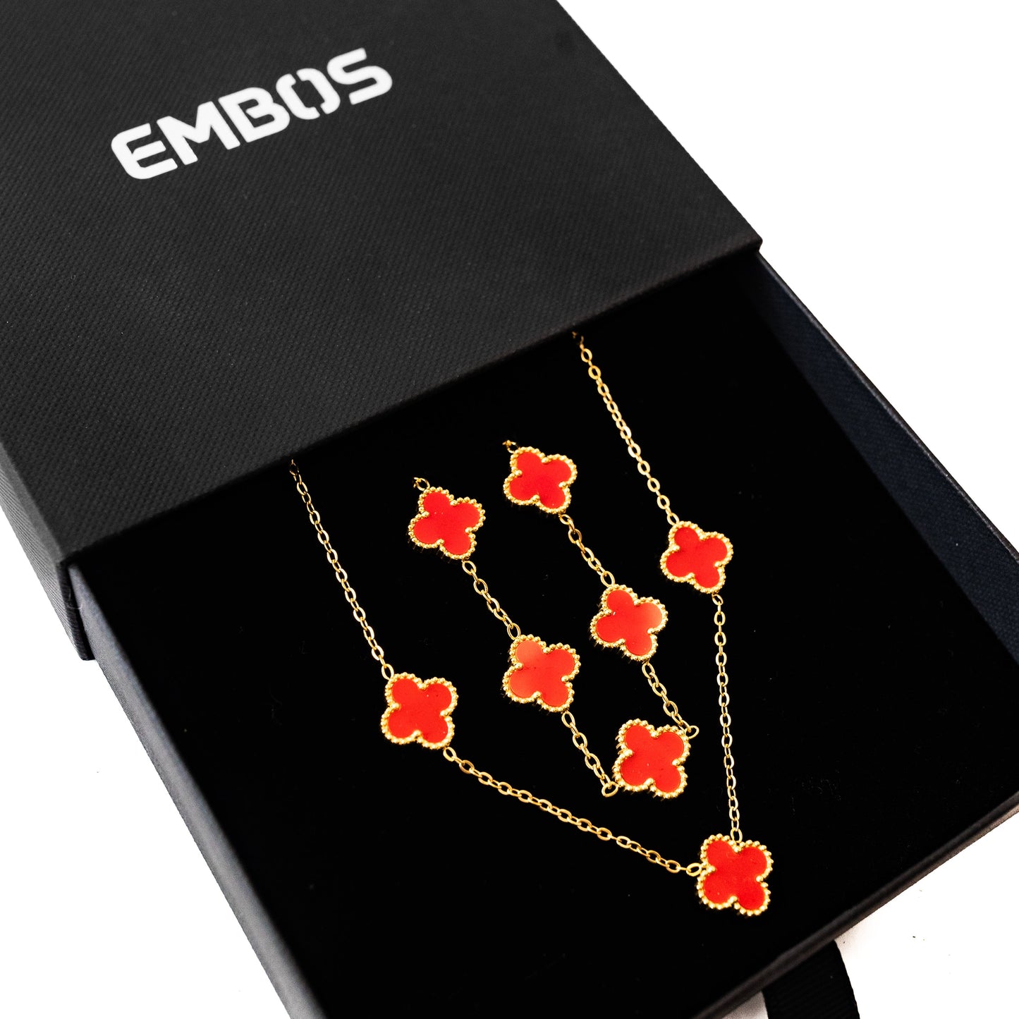 Clover Set (Gold/Red)