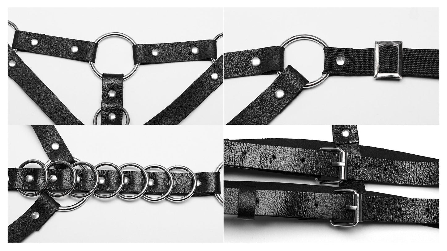Punk Rave Elara O-ring Harness Belt