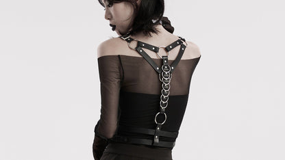 Punk Rave Elara O-ring Harness Belt
