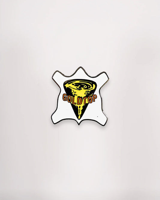 Goldtop Enamel Badge Pin