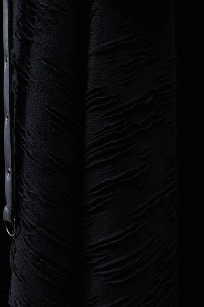 Killstar Gloomara Textured Jersey Skirt