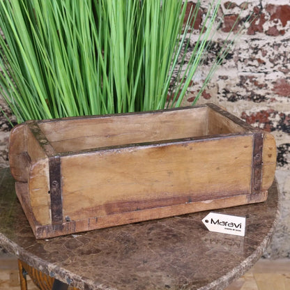 Vintage Brick Mould Wooden Rustic