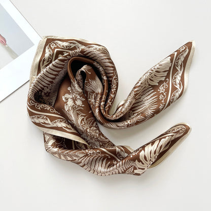 Fern Fantasy Silk Scarf - 53cm Women's Bandana