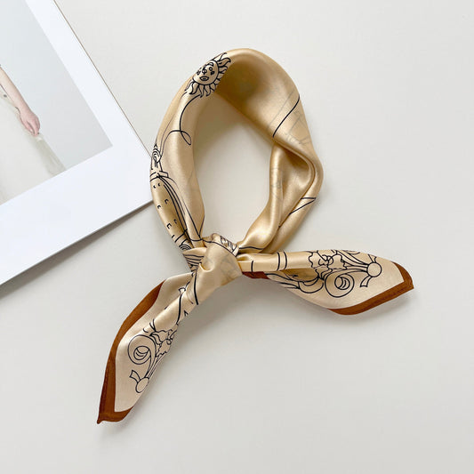 City Walk Silk Square Scarf - 53cm Women's Bandana