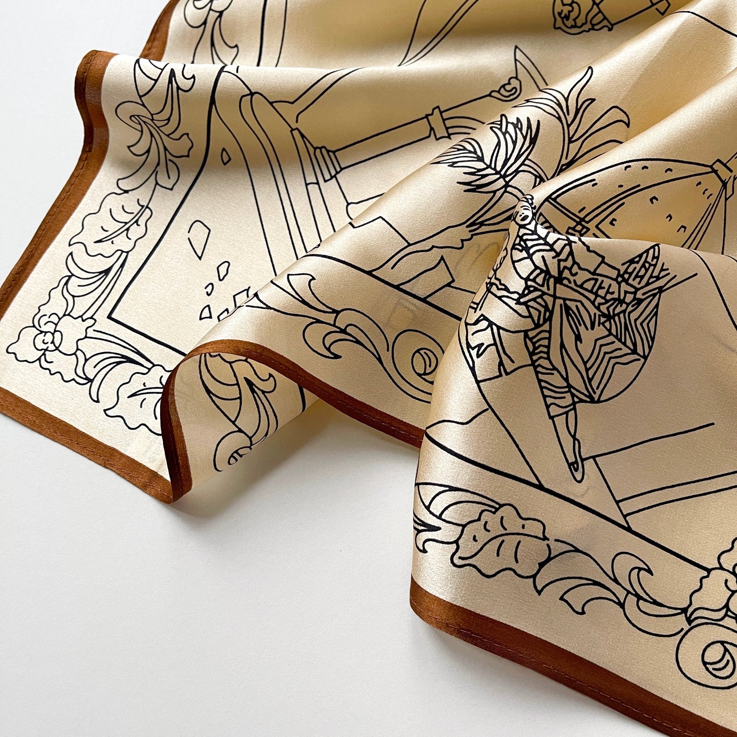 City Walk Silk Square Scarf - 53cm Women's Bandana