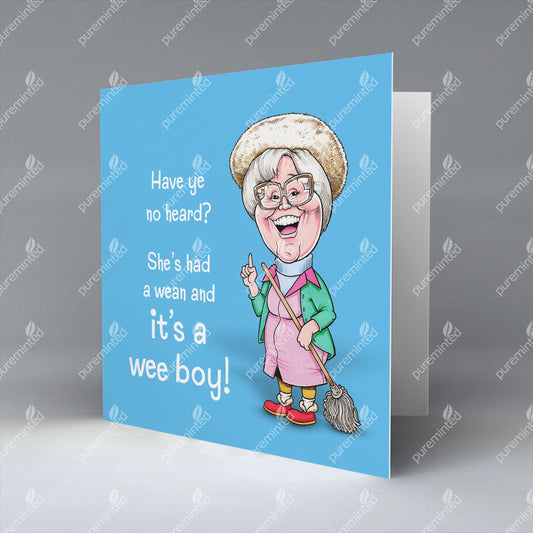 It’s a wee boy! - Greetings Cards