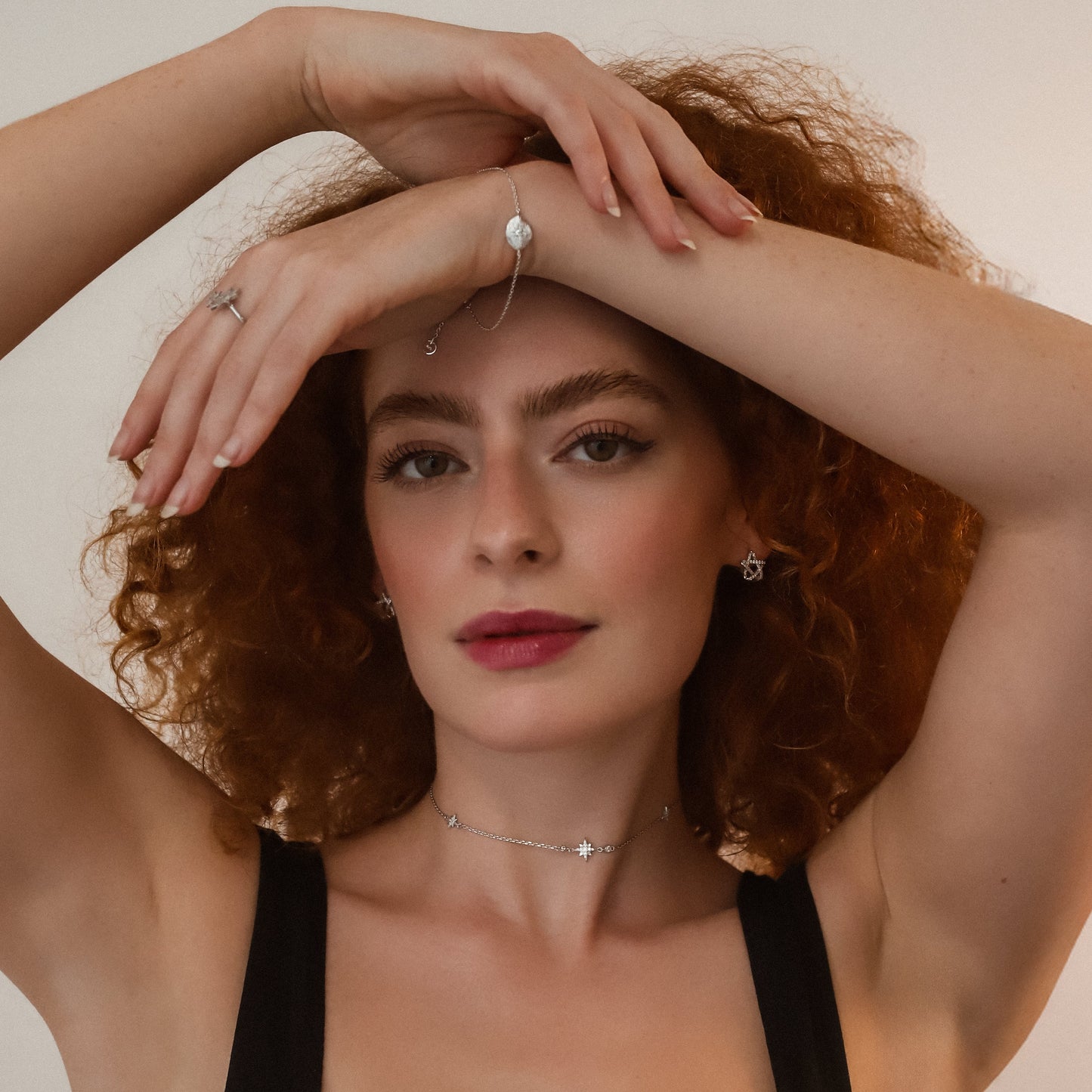 Paloma Star Huggie Hoops | 925 Sterling Silver