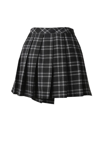 Dark In Love Leah Goth Tartan Mini Skirt