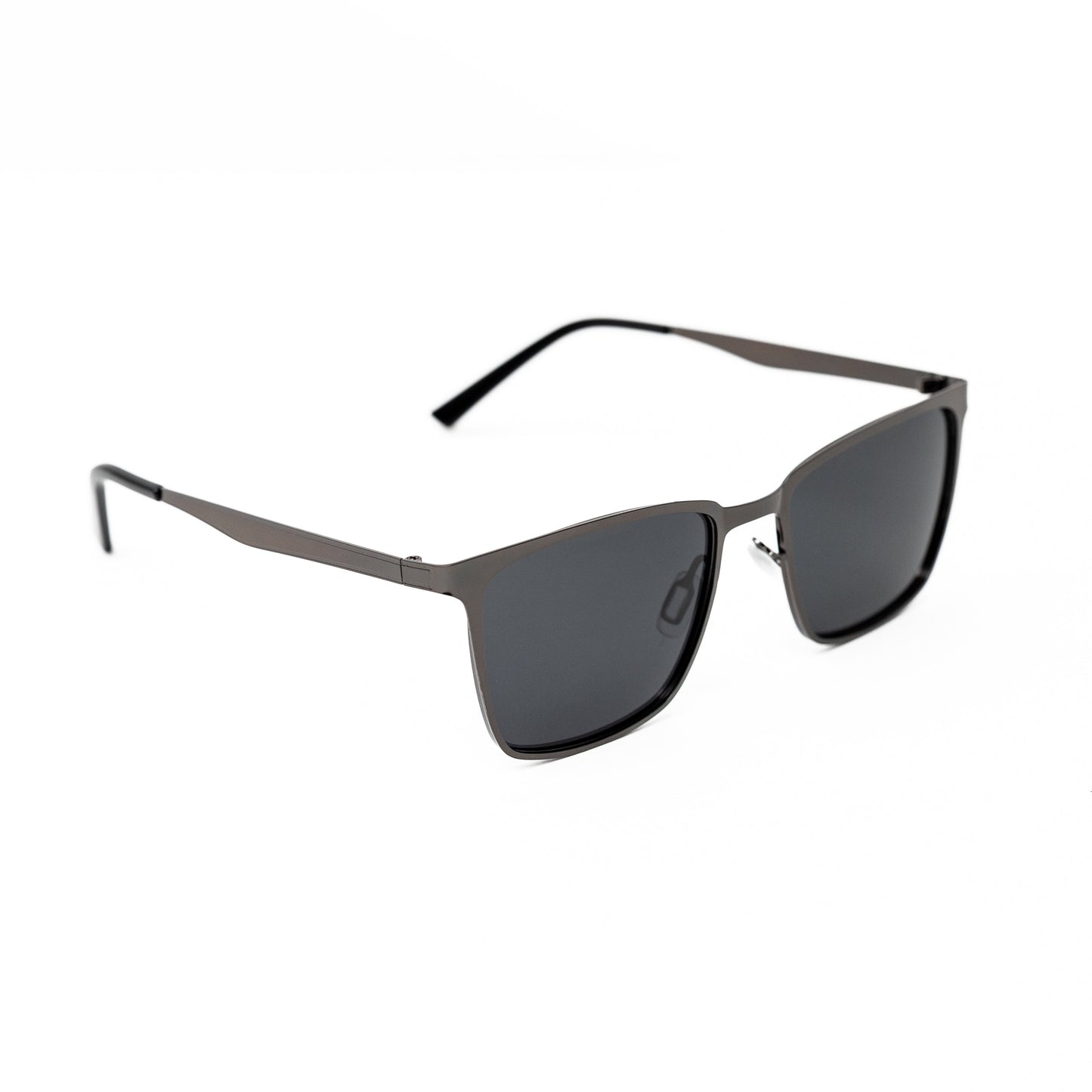 Metal Grey Flat Top Shades
