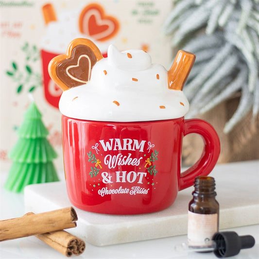 Hot Chocolate Mug Shaped Oil Burner Sold by Funny Store