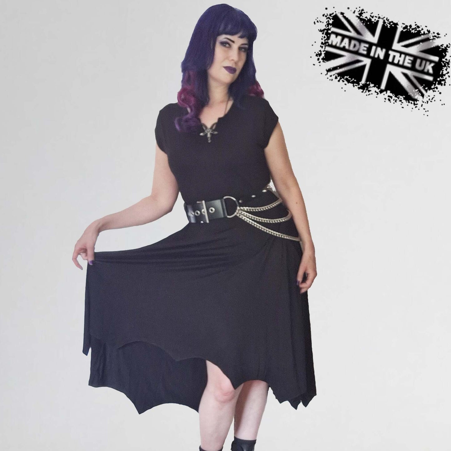 Necessary Evil Evaki Hi Low Dress