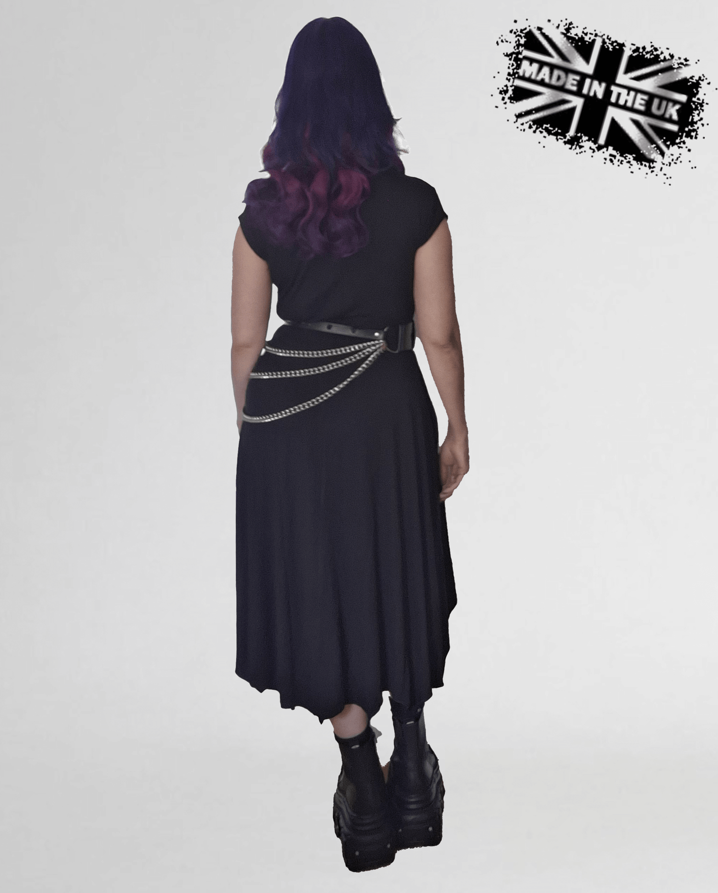 Necessary Evil Evaki Hi Low Dress
