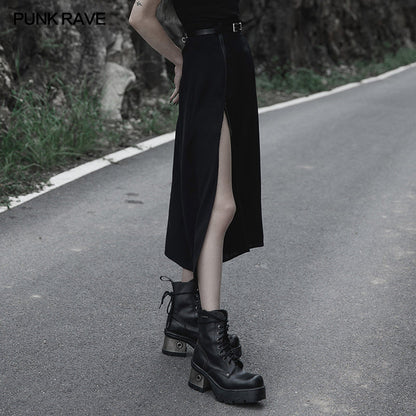 Punk Rave Brianna Skirt Black