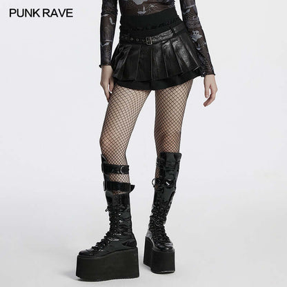 Punk Rave Jianna Pleated Skirt