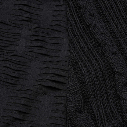 Punk Rave Anastasia Gothalyptic Knitted Fishtail Skirt with Lace Up Features