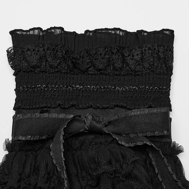 Punk Rave Kesia Cute Ruffled Leg Warmer