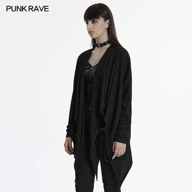 Punk Rave Mavy Punk Minilamist Jacket - Knitted Cardigan