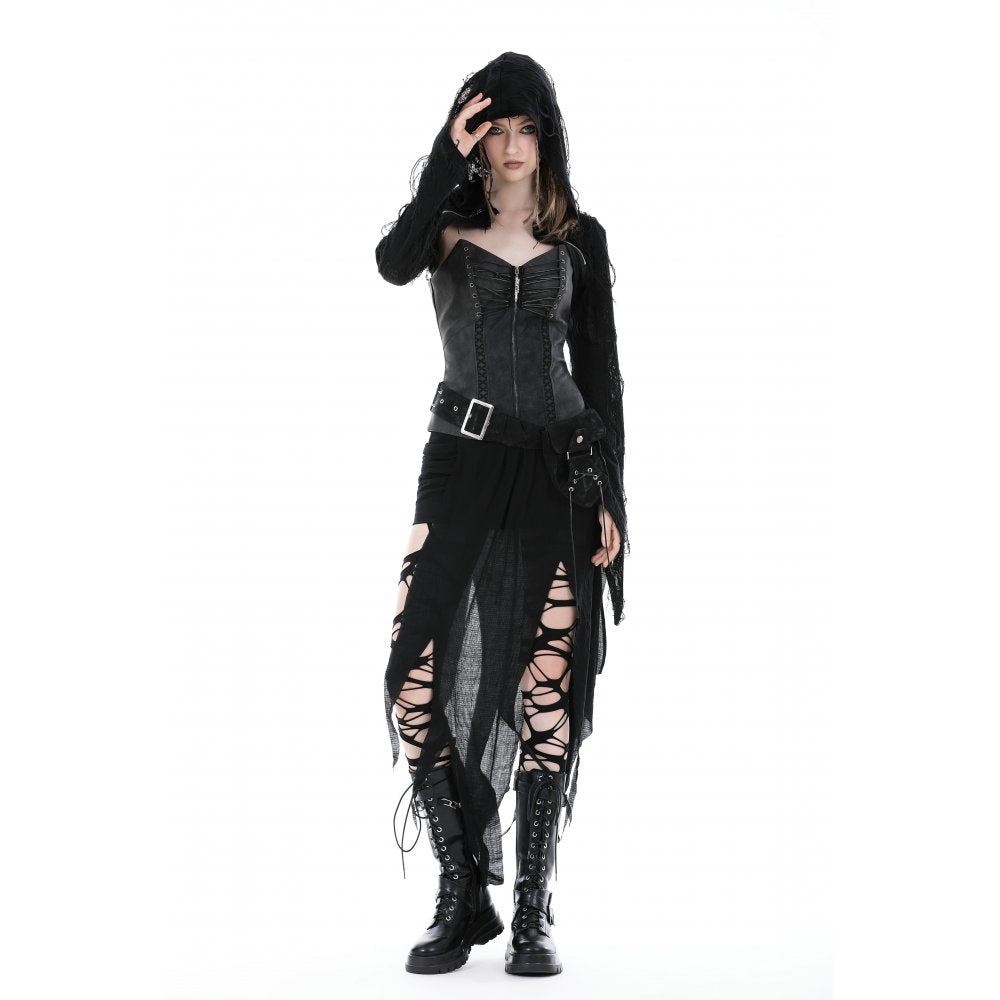 Dark In Love Ostara Hooded Long Sleeved Bolero