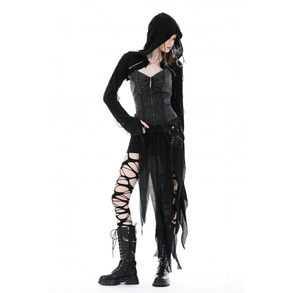 Dark In Love Ostara Hooded Long Sleeved Bolero