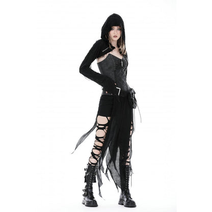 Dark In Love Ostara Hooded Long Sleeved Bolero