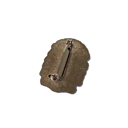 Goldtop Enamel Badge Pin