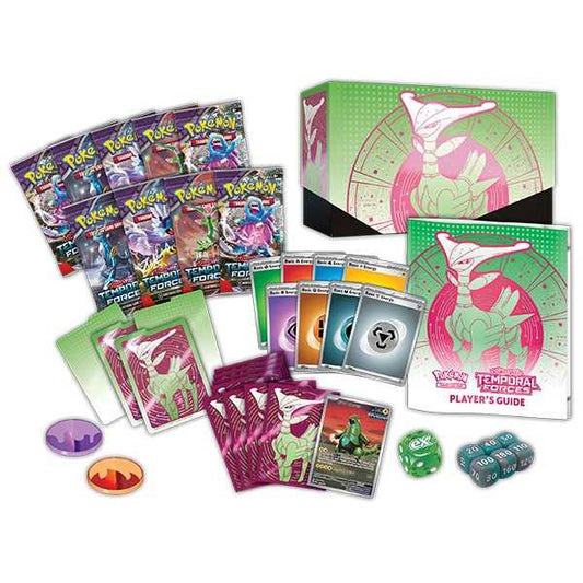 Pokemon TCG: Scarlet & Violet 5 - Temporal Forces - Elite Trainer Box: Walking Wake and Iron Leaves