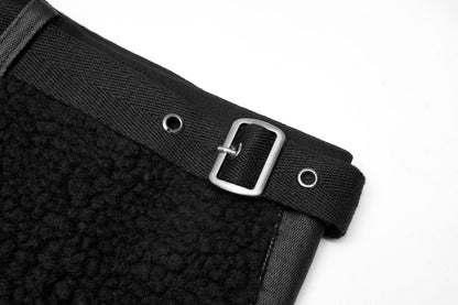 Punk Rave Armelle Leg Warmers - Black