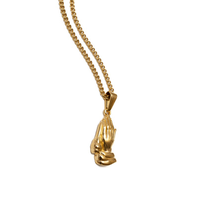 Praying Hands Pendant (Gold)