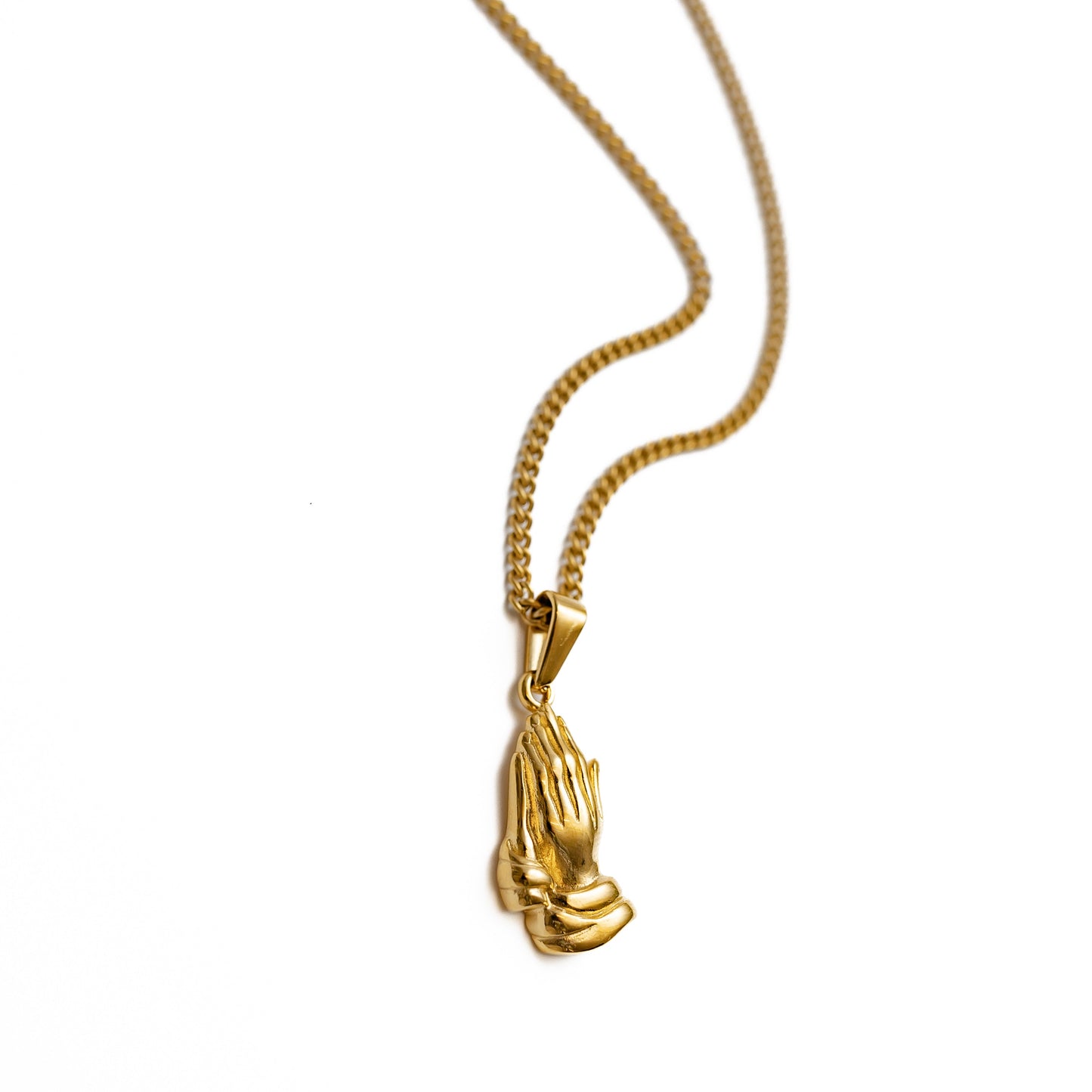 Praying Hands Pendant (Gold)