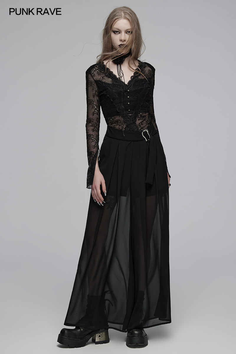 Punk Rave Pyper Lace Top