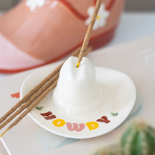 Howdy Cowboy Hat Incense Stick Holder Sold by Funny Store