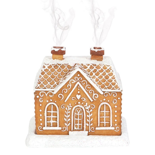 Gingerbread House Incense Cone Burner Sold by Funny Store