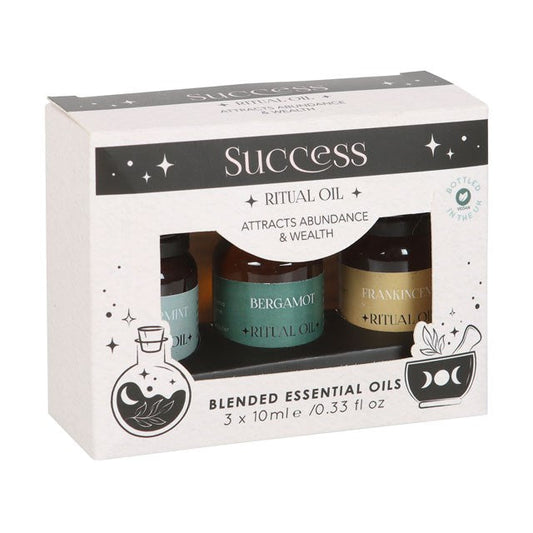 Set of 3 Success Ritual Blended Essential Oils Sold by Funny Store