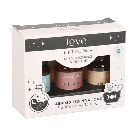 Set of 3 Love Ritual Blended Essential Oils Sold by Funny Store
