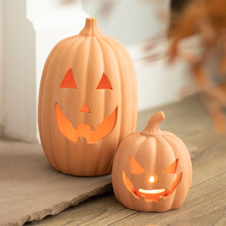 12.5cm Terracotta Pumpkin Ornament Sold by Funny Store