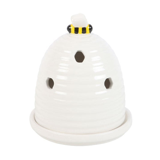 White Beehive Incense Cone Holder Sold by Funny Store