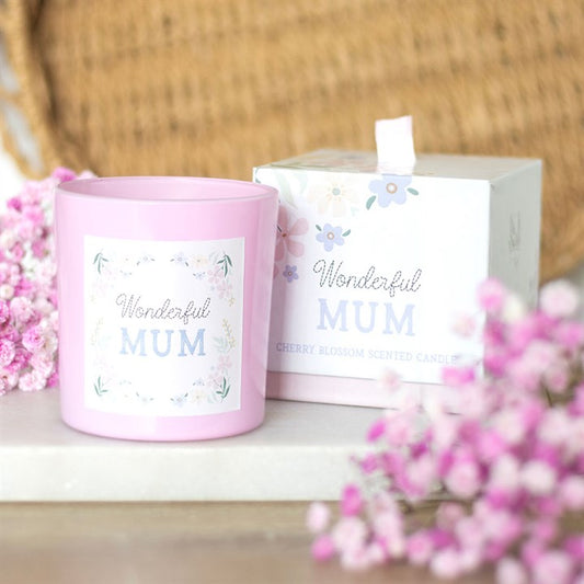 Wonderful Mum Cherry Blossom Candle Sold by Funny Store