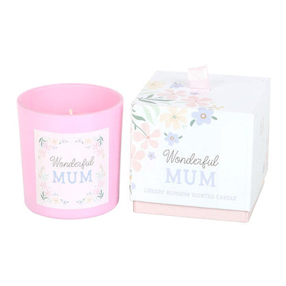 Wonderful Mum Cherry Blossom Candle Sold by Funny Store