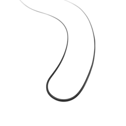 Snake Chain (Black) 1mm