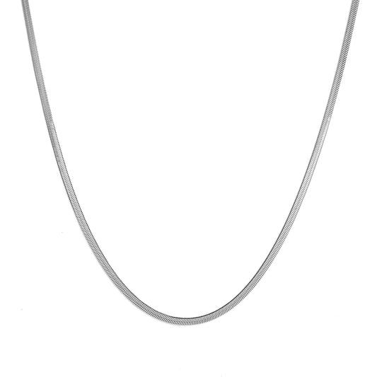 Snake Skin Chain (Silver) 3mm
